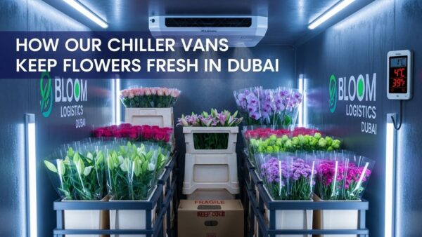 Chiller Vans Keep Flowers Fresh in Dubai