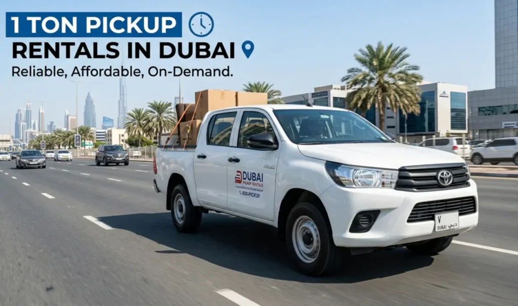 1-Ton Pickup Rentals in Dubai